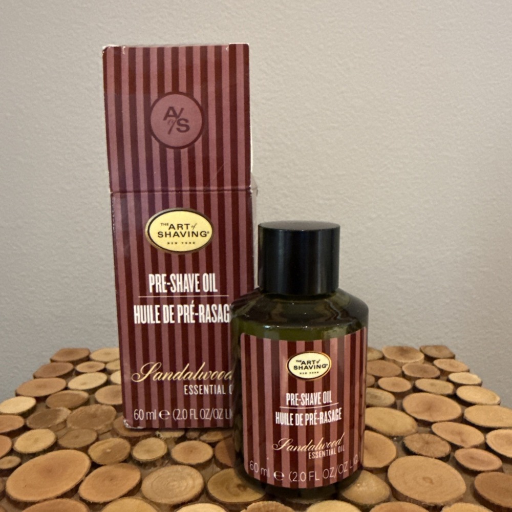 The Art of Shaving Pre-Shave Oil Sandalwood 2 Oz / 60ml ~ New In Box